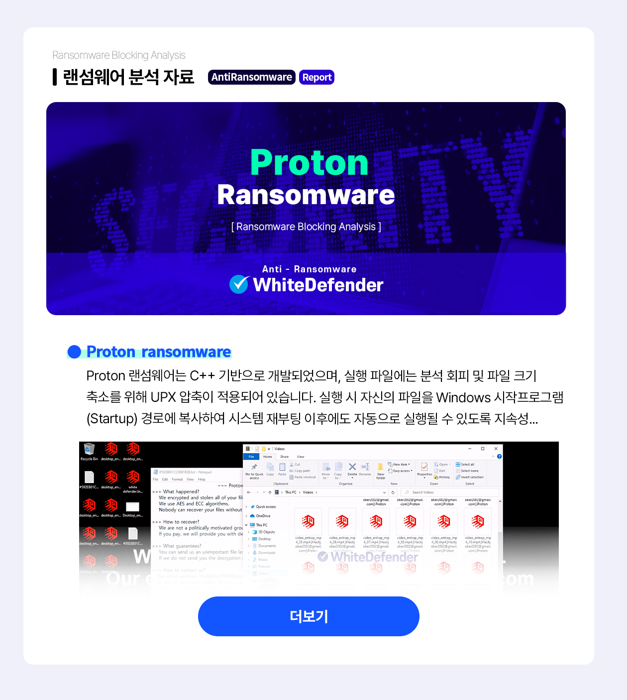 [Proton 랜섬웨어 분석]